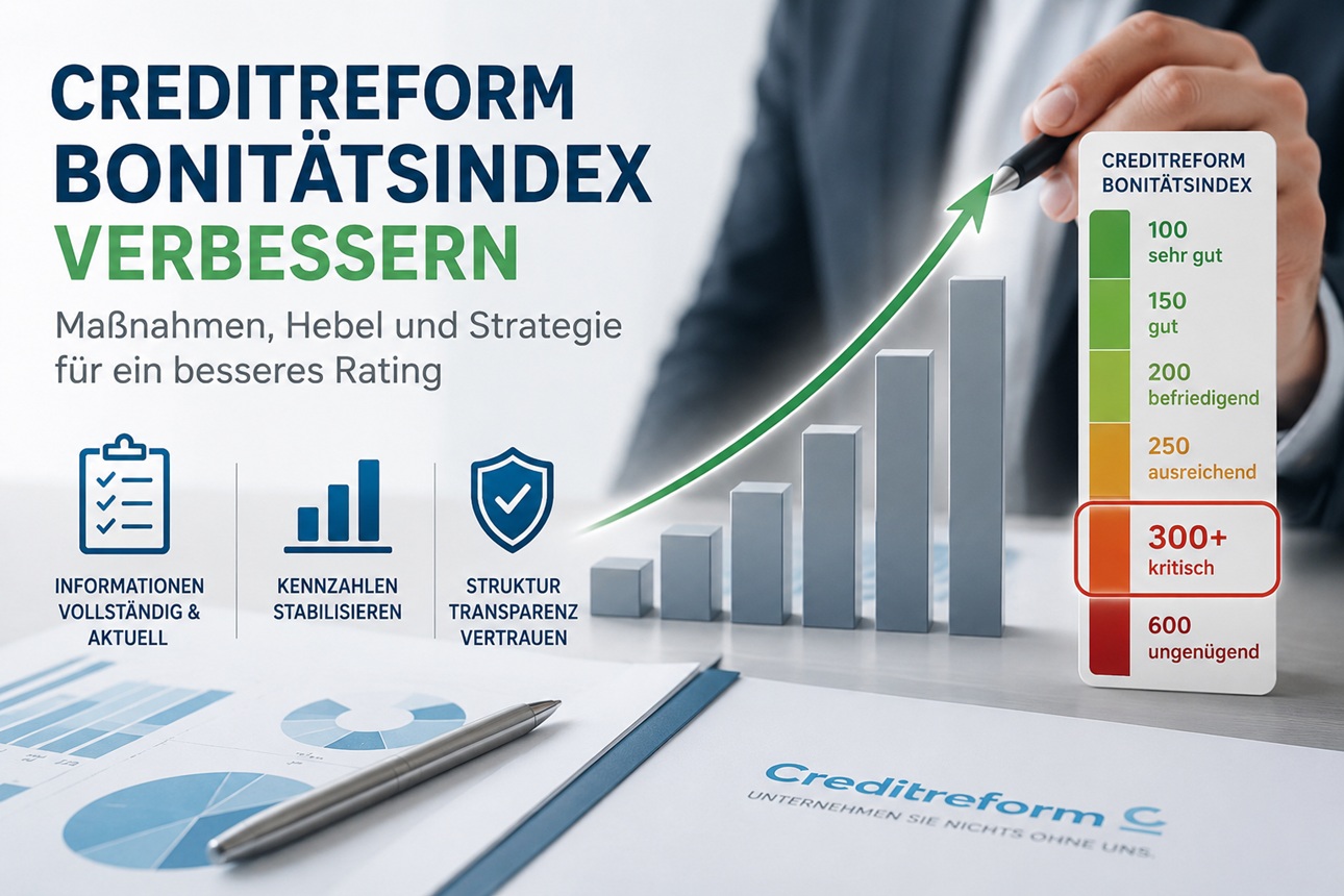 Bonitätsindex bei Creditfreform verbessern - Maßnahmen und Strategie